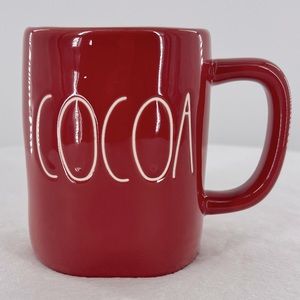 Rae Dunn Red “Cocoa” Mug